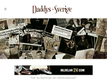 Tablet Screenshot of daddys-sverige.com